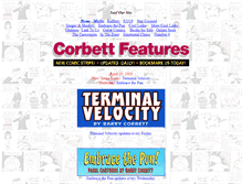 Tablet Screenshot of corbettfeatures.com